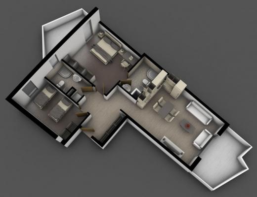 Apartament 2+1 me hipoteke  - 1